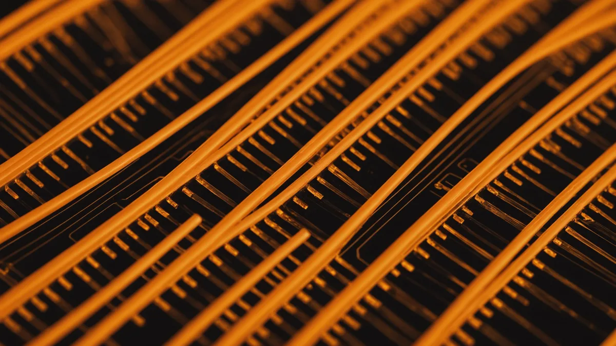 Abstract technology integration concept — connecting restaurant systems